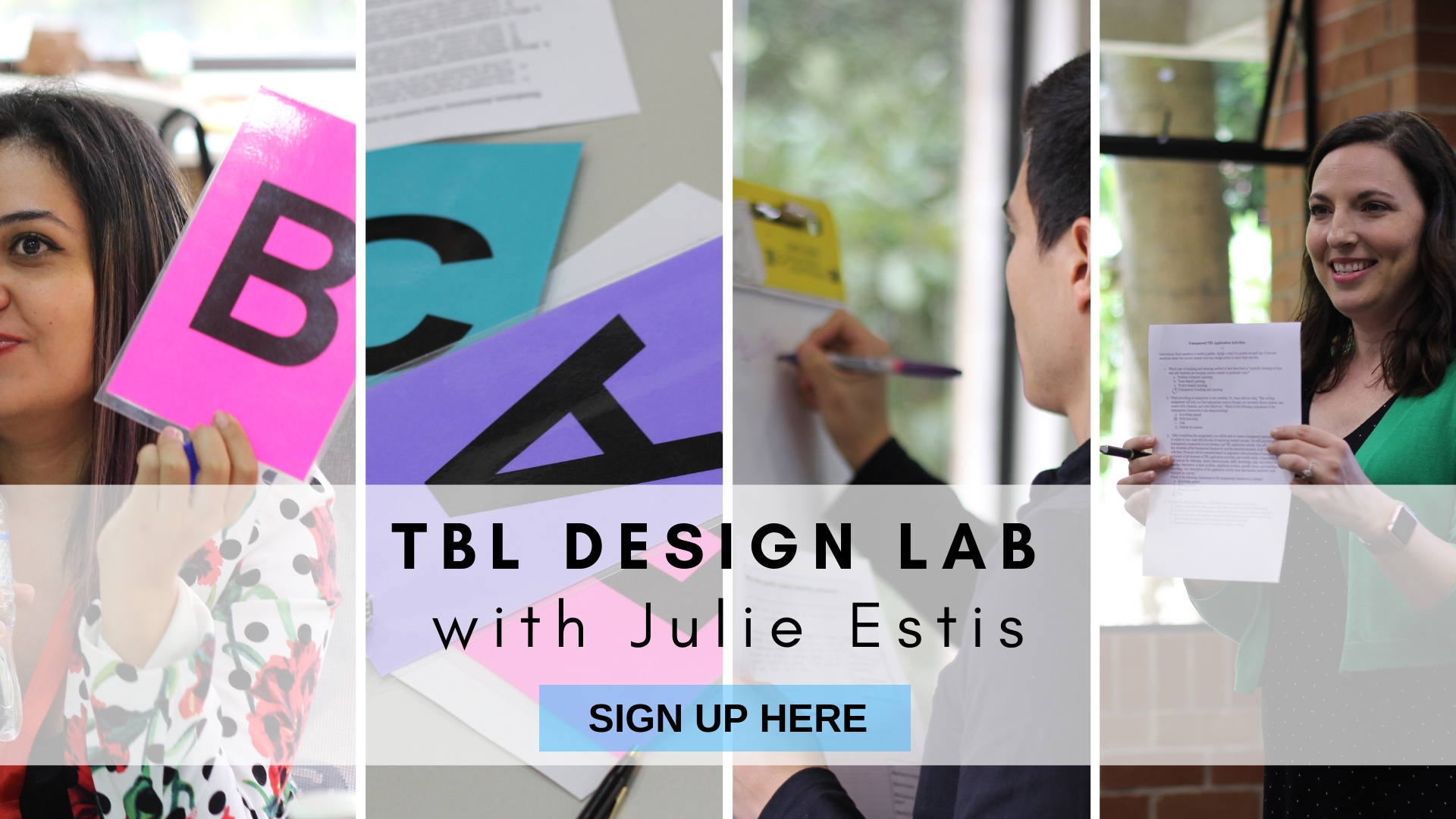 TBL Design Lab with Julie Estis Formación Continua Formación Continua